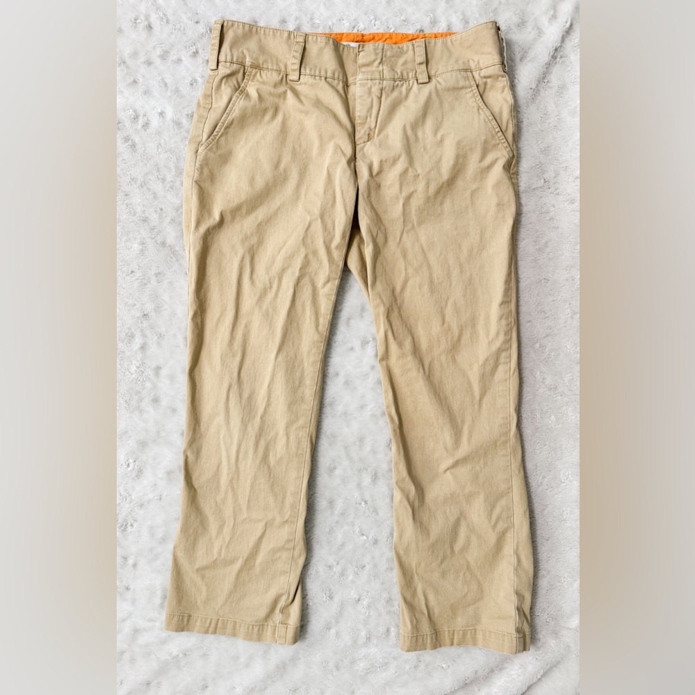 VINCE Y2k Low Rise Slim Straight Cropped Chino Pant